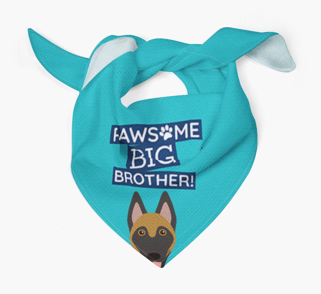 Pawsome Big Brother Bandana for your {breedFullName}