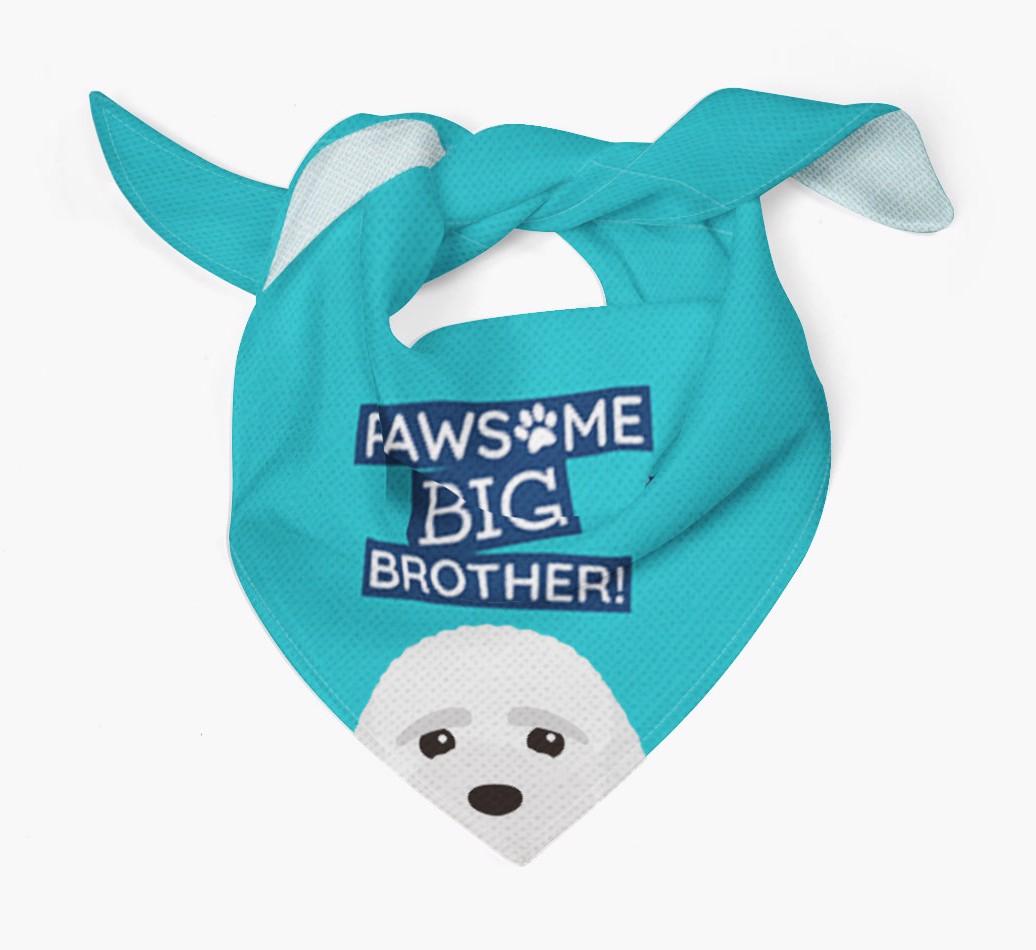 Pawsome Big Brother Bandana for your {breedFullName}