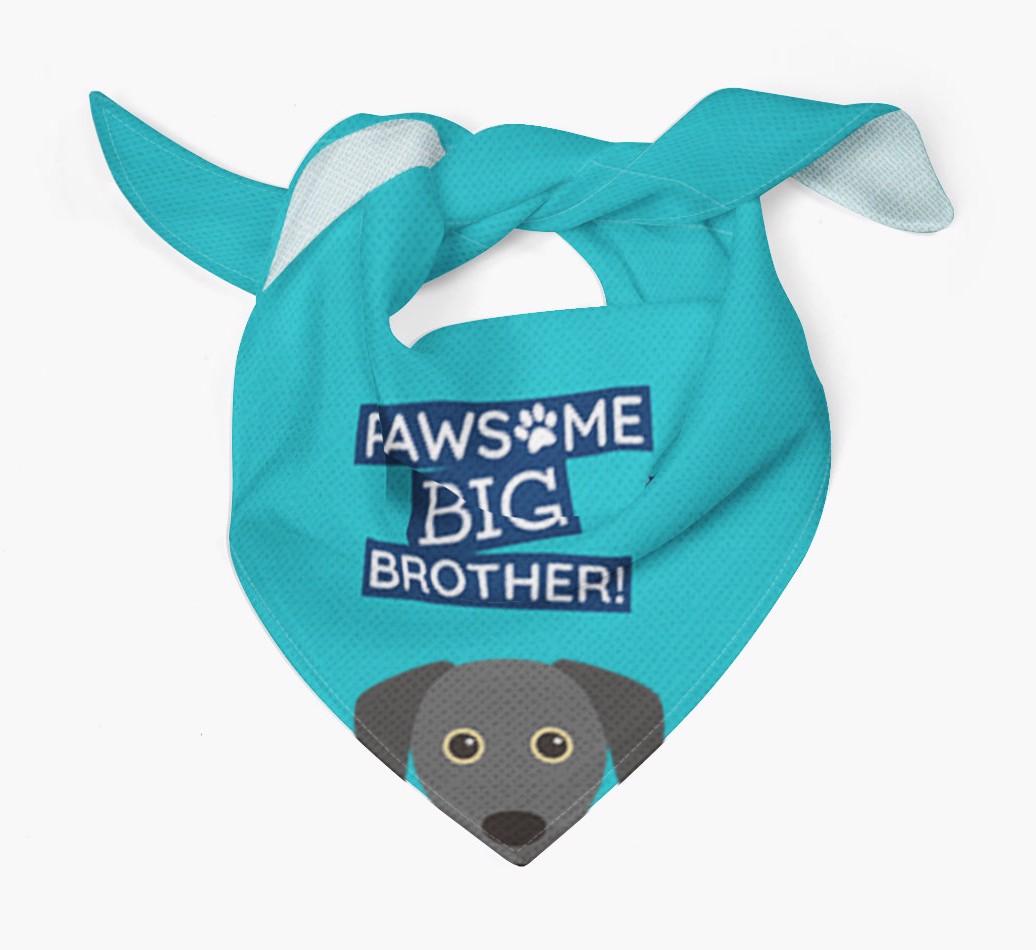 Pawsome Big Brother Bandana for your {breedFullName}