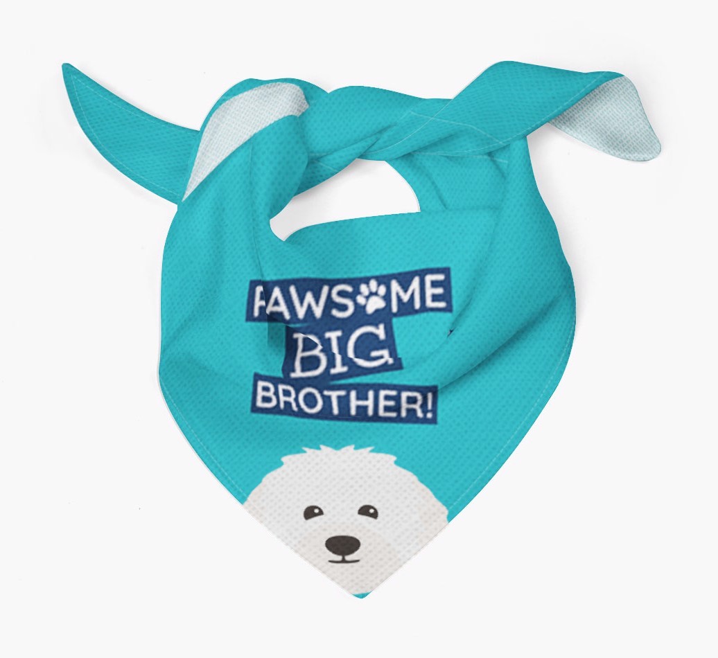 Pawsome Big Brother Bandana for your {breedFullName}