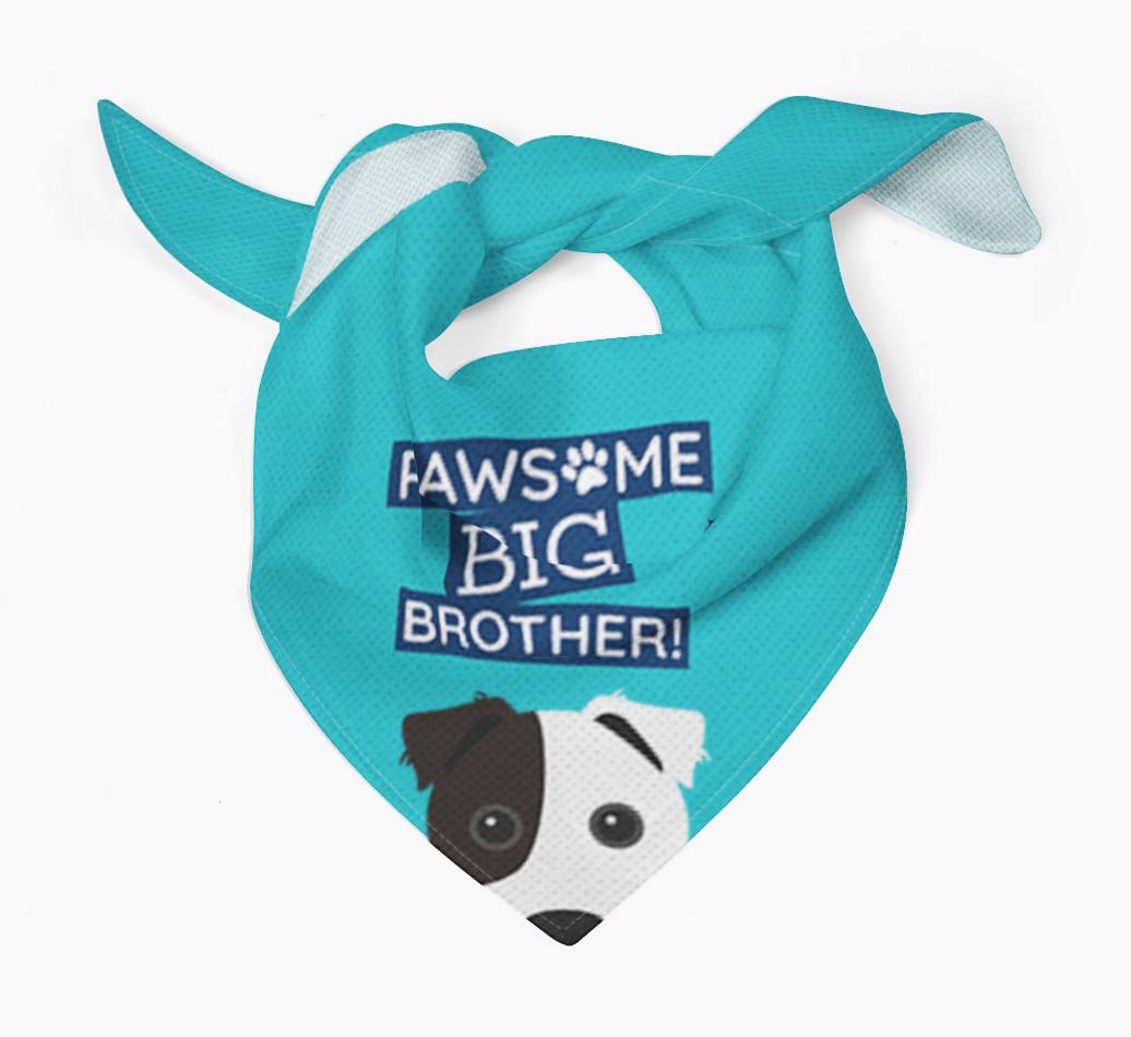 Pawsome Big Brother Bandana for your {breedFullName}
