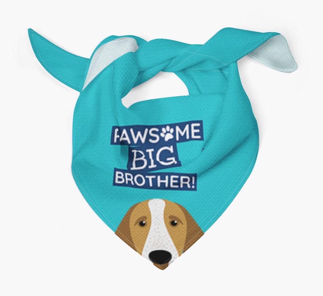 Pawsome Big Brother Bandana for your {breedFullName}