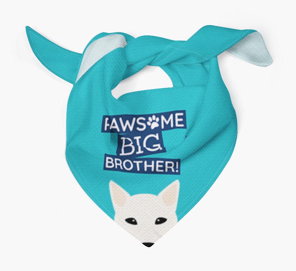 Pawsome Big Brother Bandana for your {breedFullName}