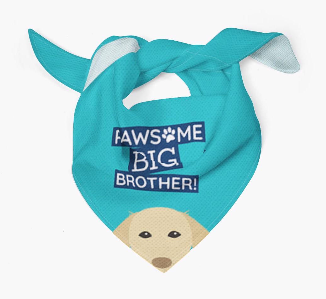 Pawsome Big Brother Bandana for your {breedFullName}
