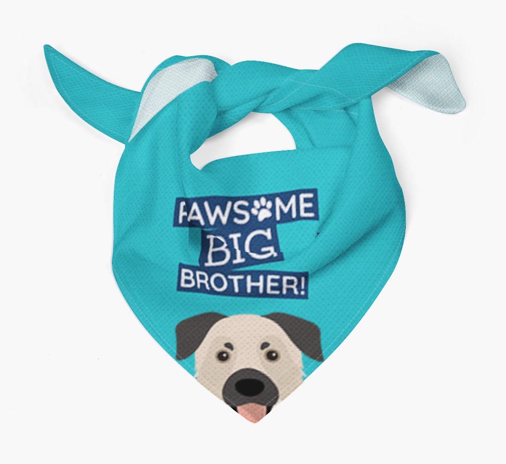 Pawsome Big Brother Bandana for your {breedFullName}