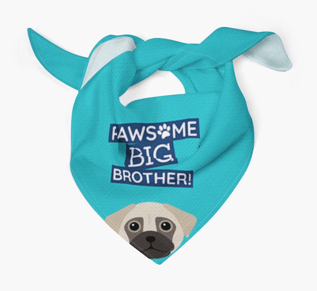 Pawsome Big Brother Bandana for your {breedFullName}