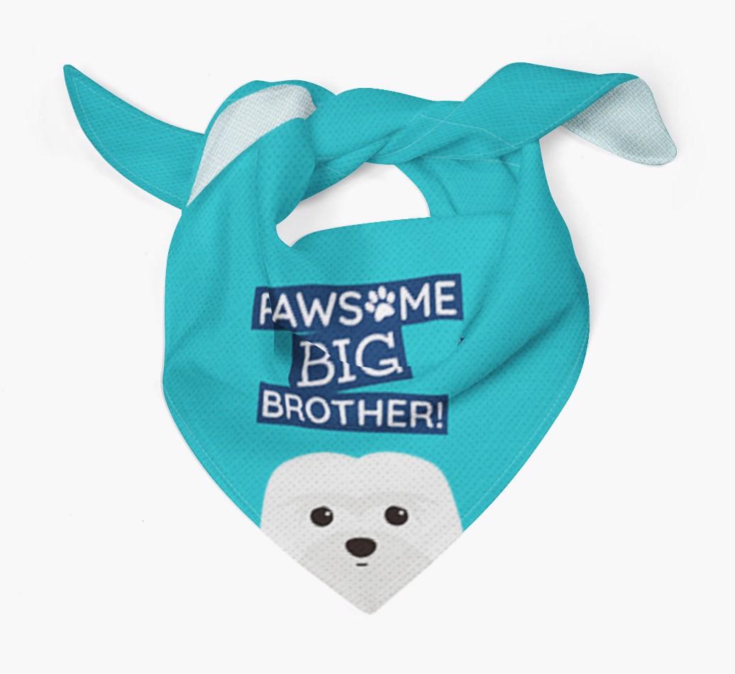 Pawsome Big Brother Bandana for your {breedFullName}