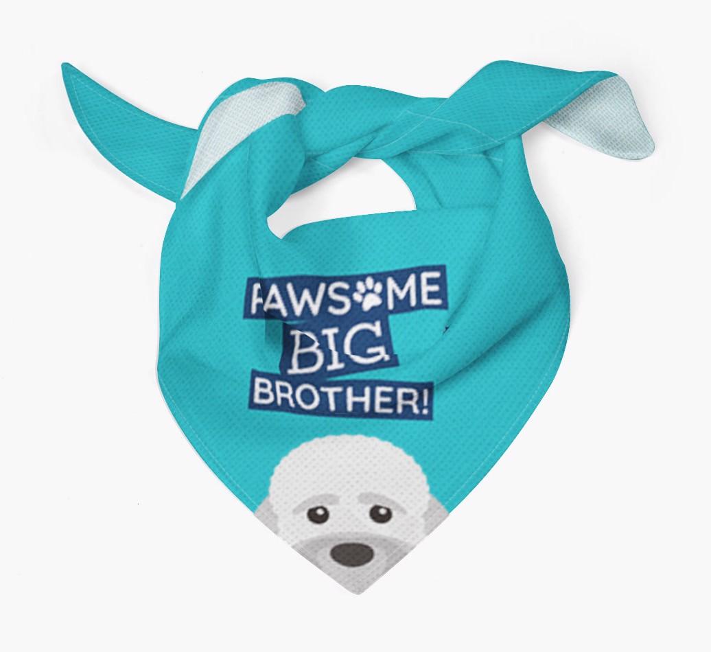 Pawsome Big Brother Bandana for your {breedFullName}