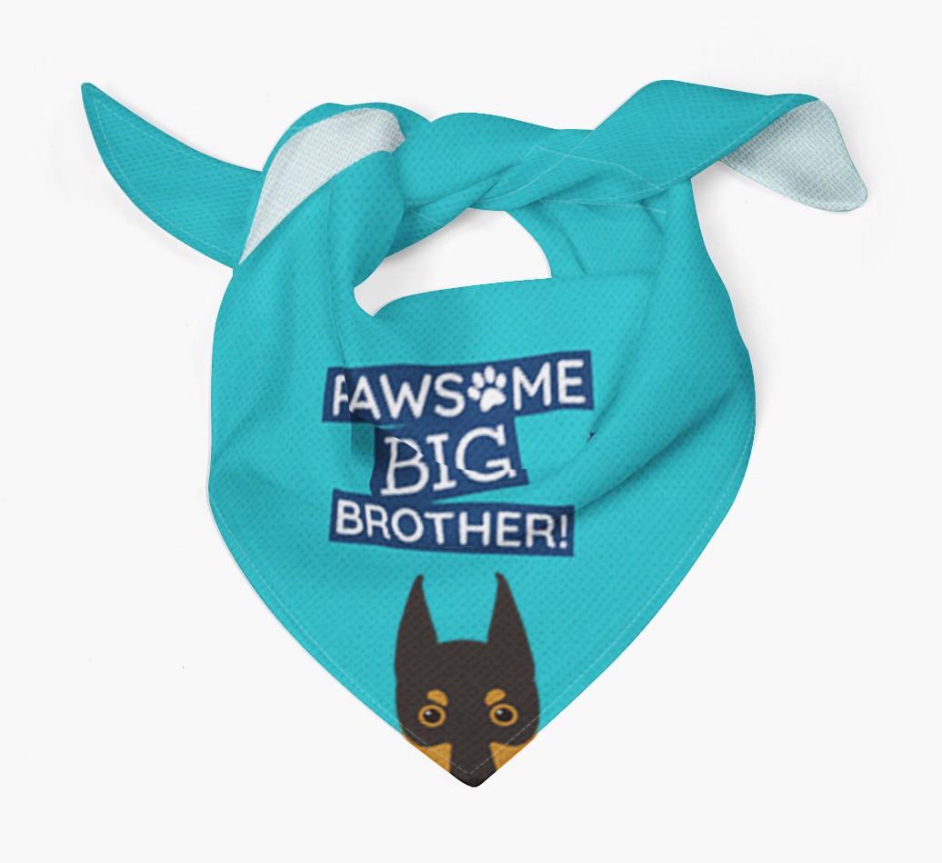 Pawsome Big Brother Bandana for your {breedFullName}