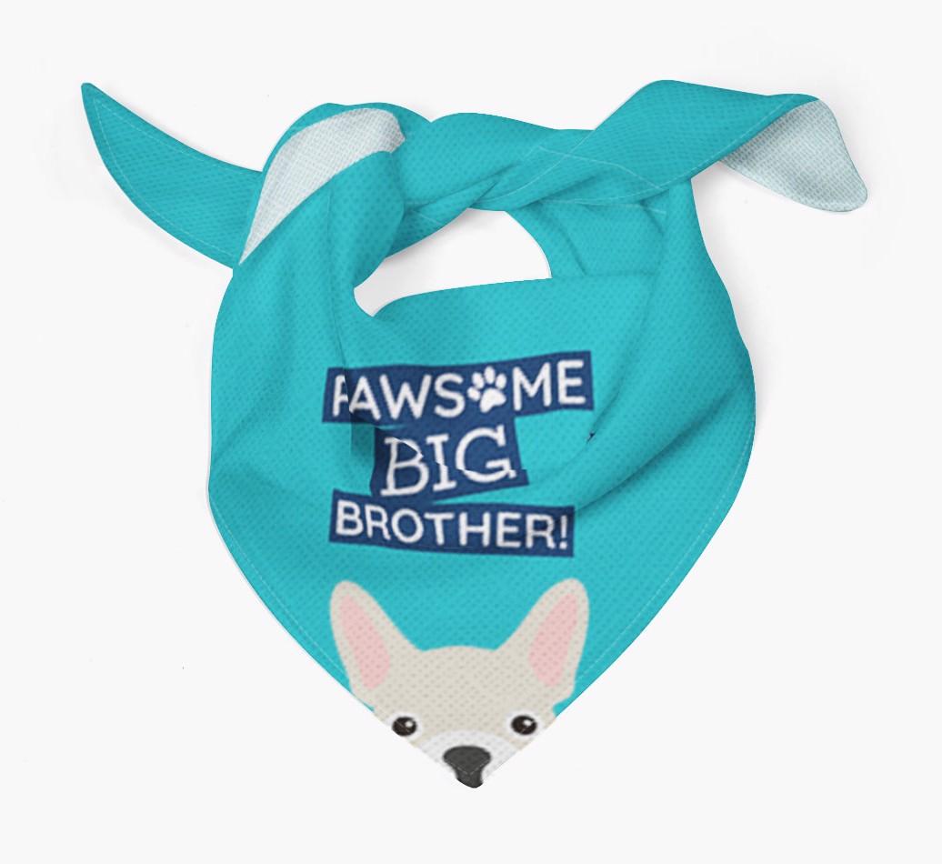 Pawsome Big Brother Bandana for your {breedFullName}