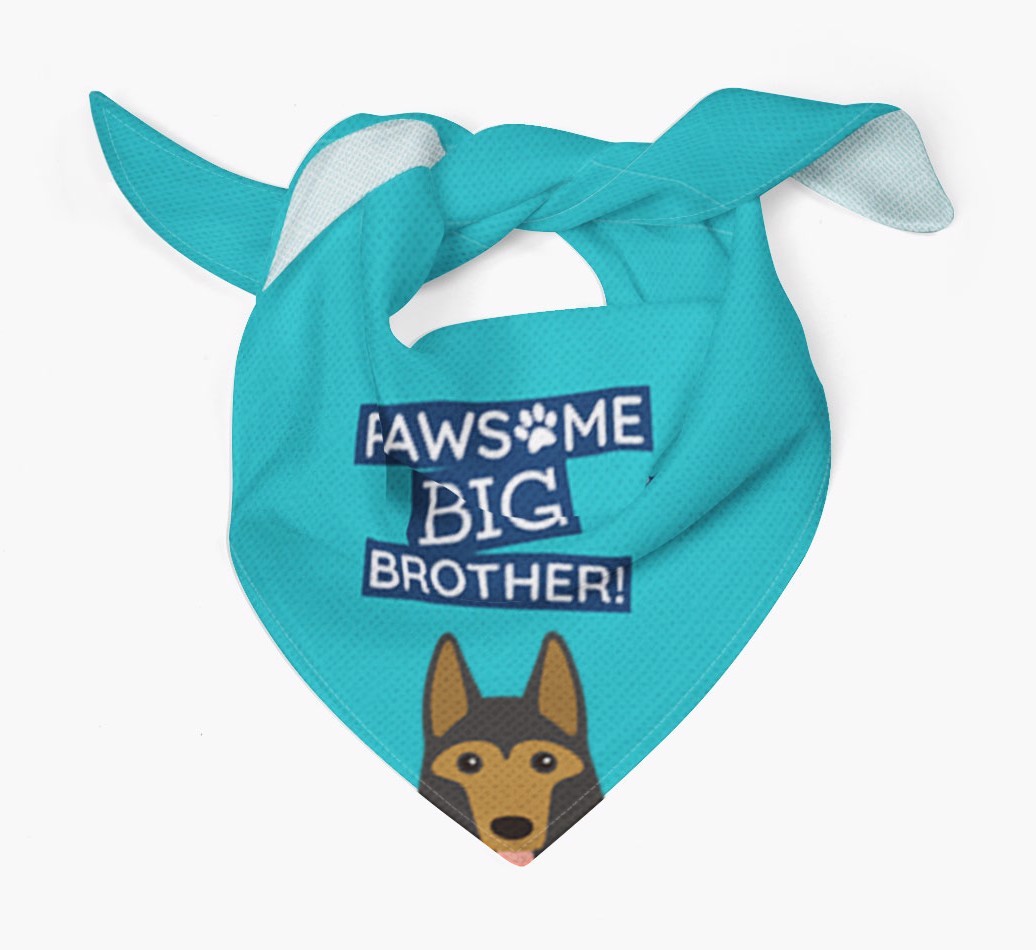 Pawsome Big Brother Bandana for your {breedFullName}