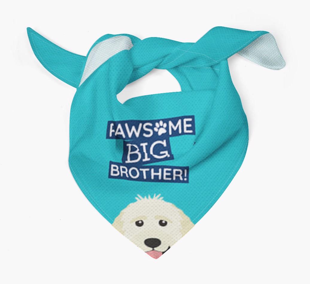 Pawsome Big Brother Bandana for your {breedFullName}