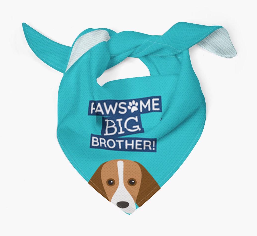Pawsome Big Brother Bandana for your {breedFullName}