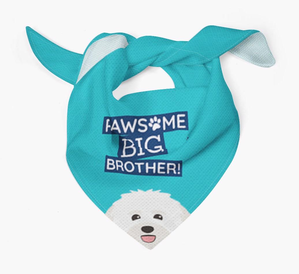 Pawsome Big Brother Bandana for your {breedFullName}