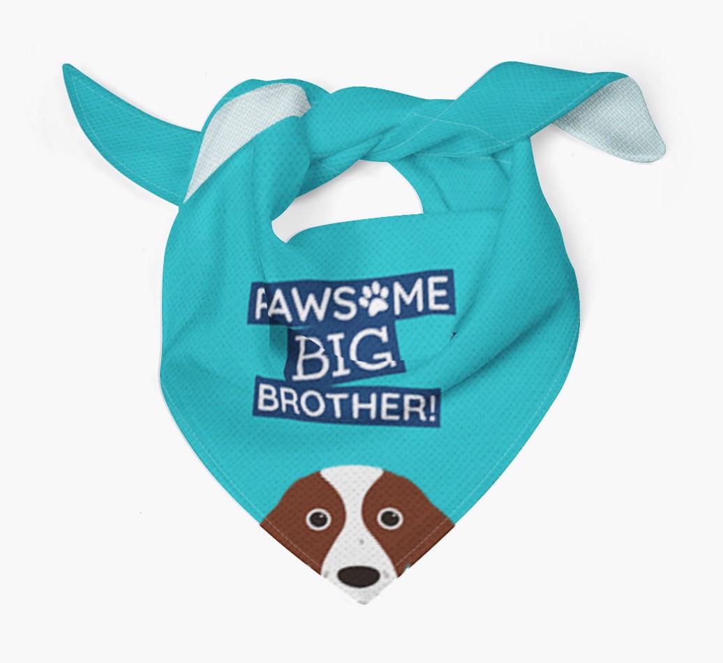 Pawsome Big Brother Bandana for your {breedFullName}