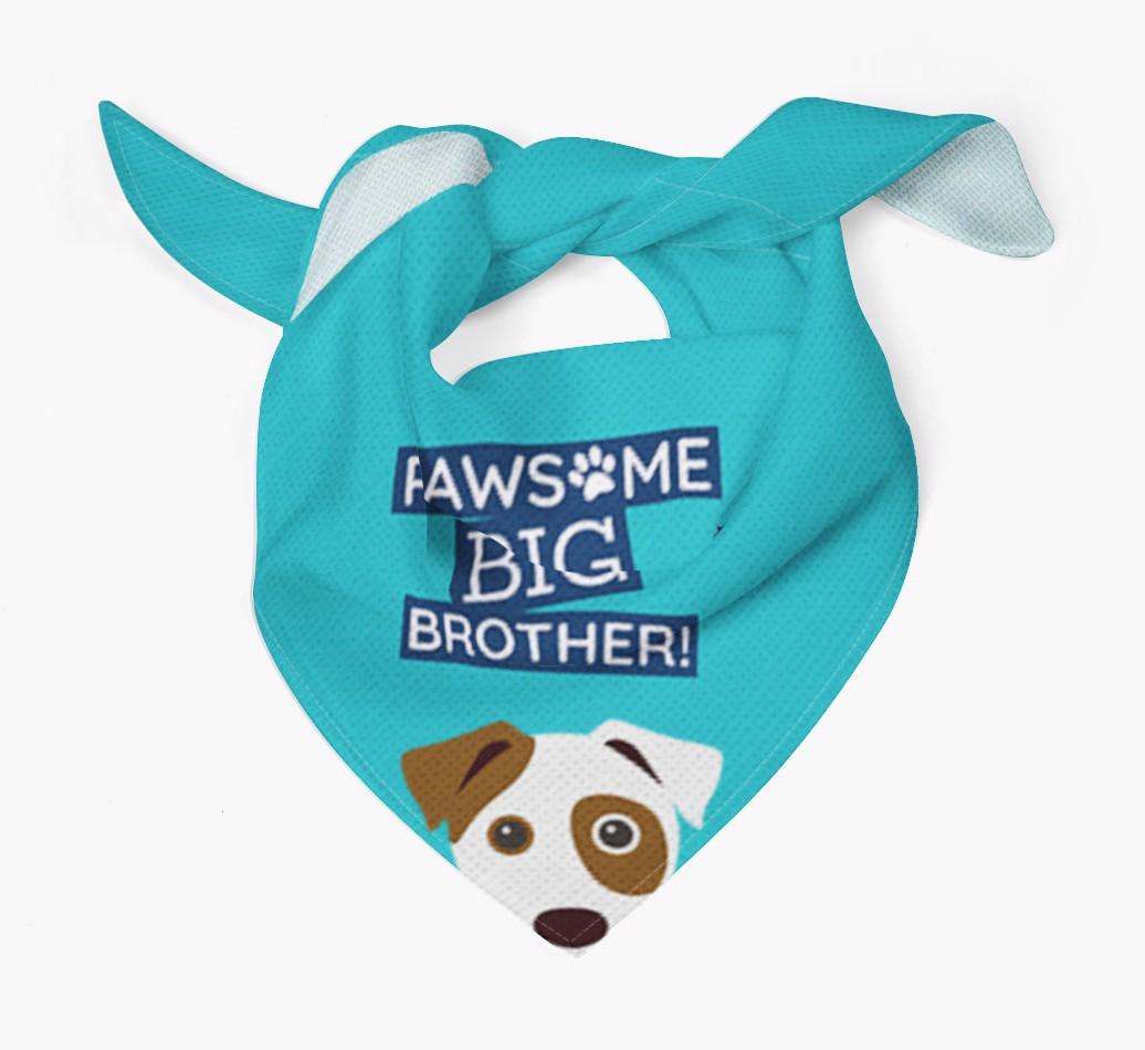Pawsome Big Brother Bandana for your {breedFullName}