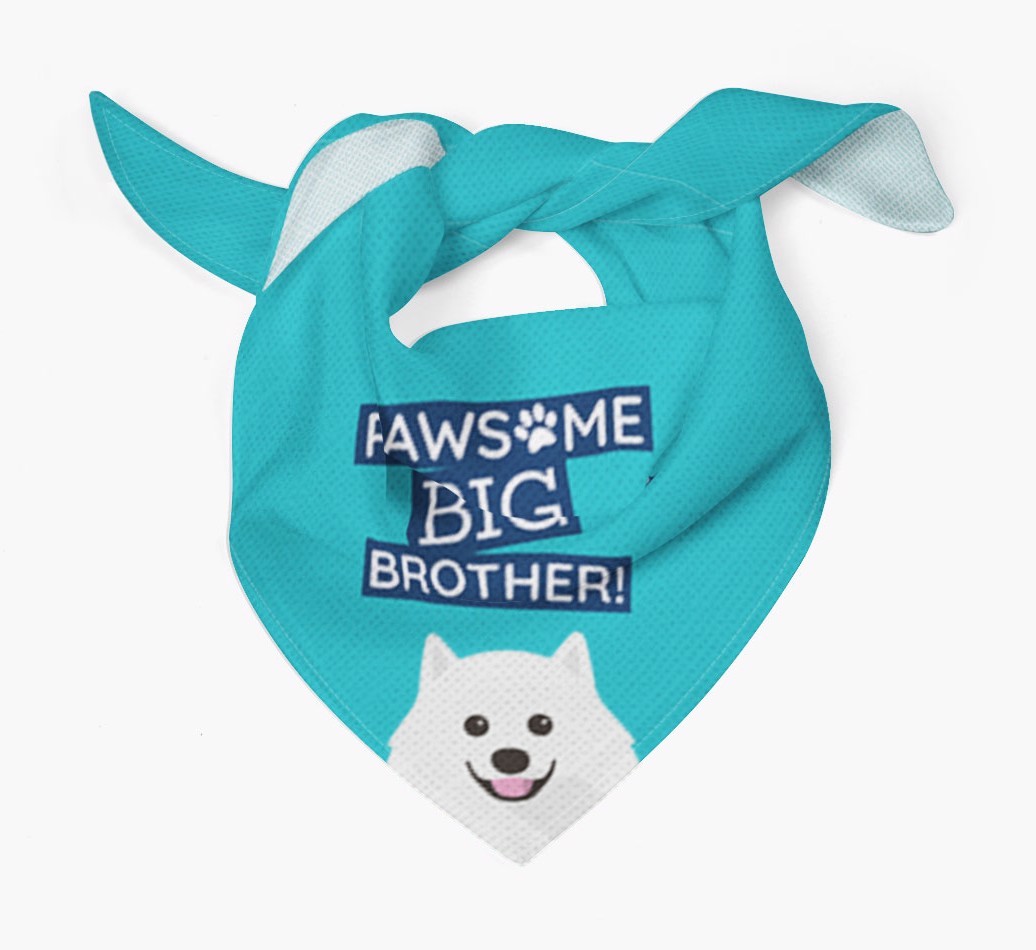 Pawsome Big Brother Bandana for your {breedFullName}