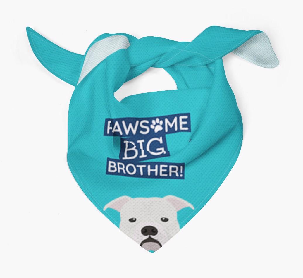 Pawsome Big Brother Bandana for your {breedFullName}