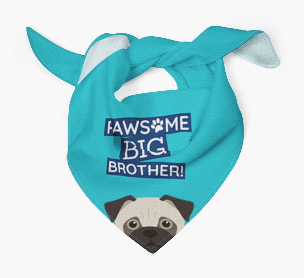 Pawsome Big Brother Bandana for your {breedFullName}