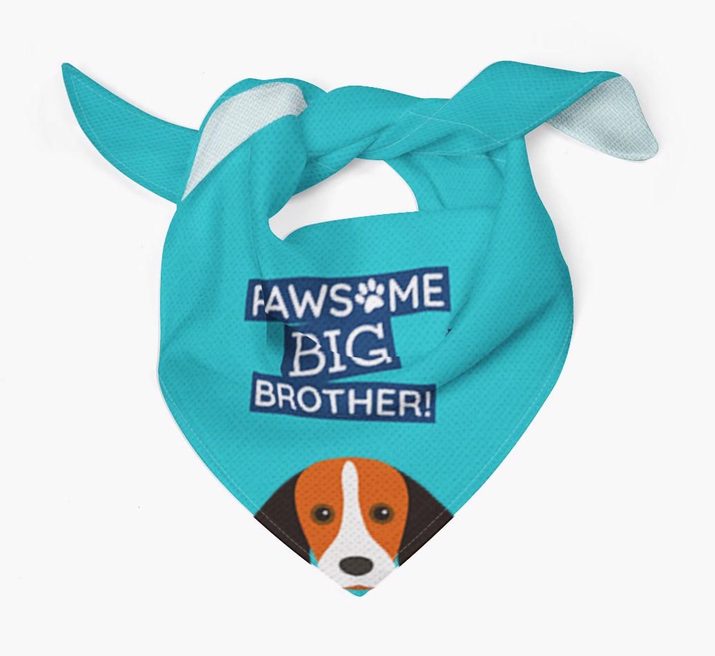 Pawsome Big Brother Bandana for your {breedFullName}