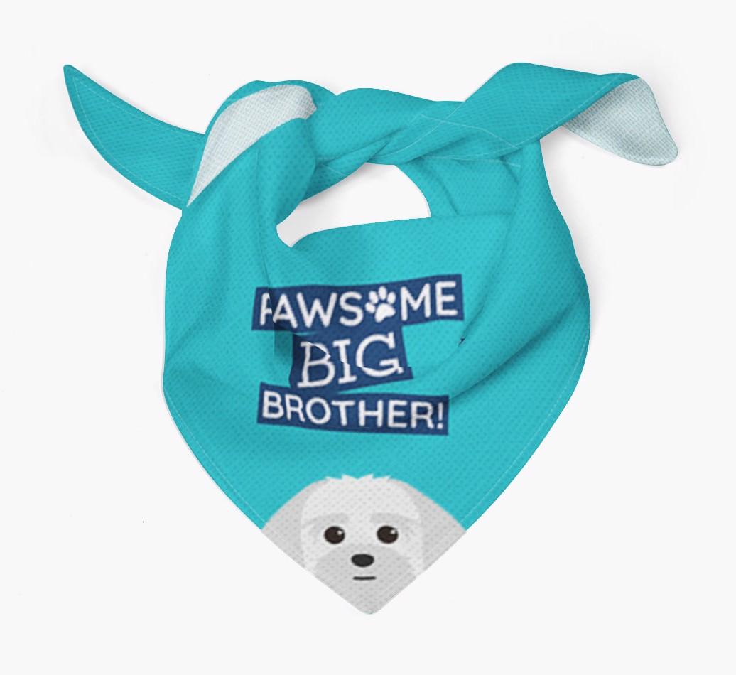 Pawsome Big Brother Bandana for your {breedFullName}