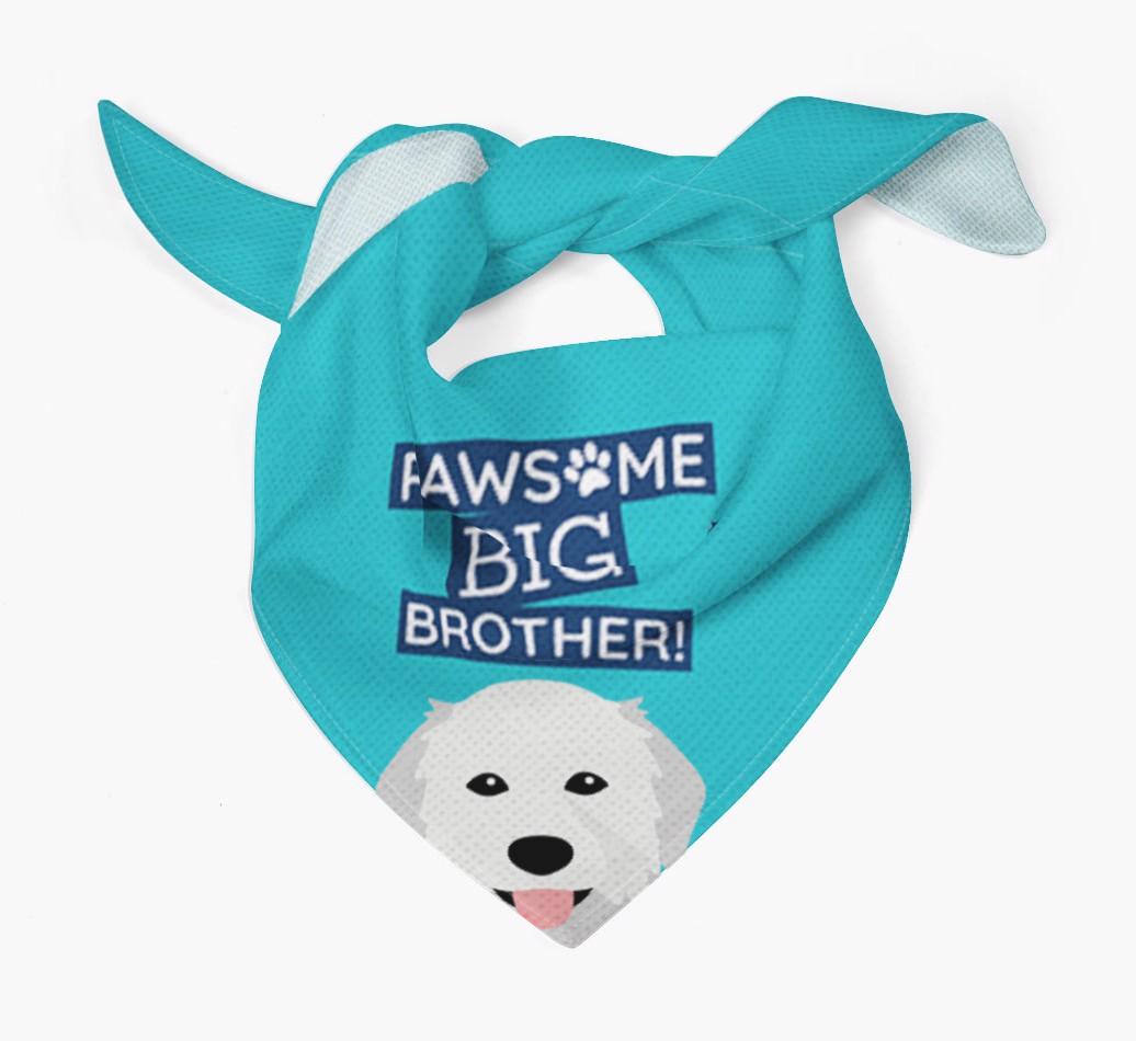 Pawsome Big Brother Bandana for your {breedFullName}