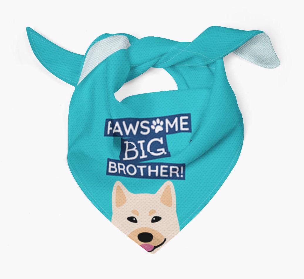 Pawsome Big Brother Bandana for your {breedFullName}
