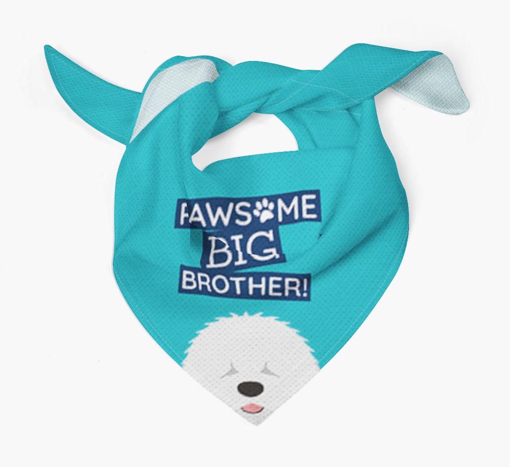 Pawsome Big Brother Bandana for your {breedFullName}