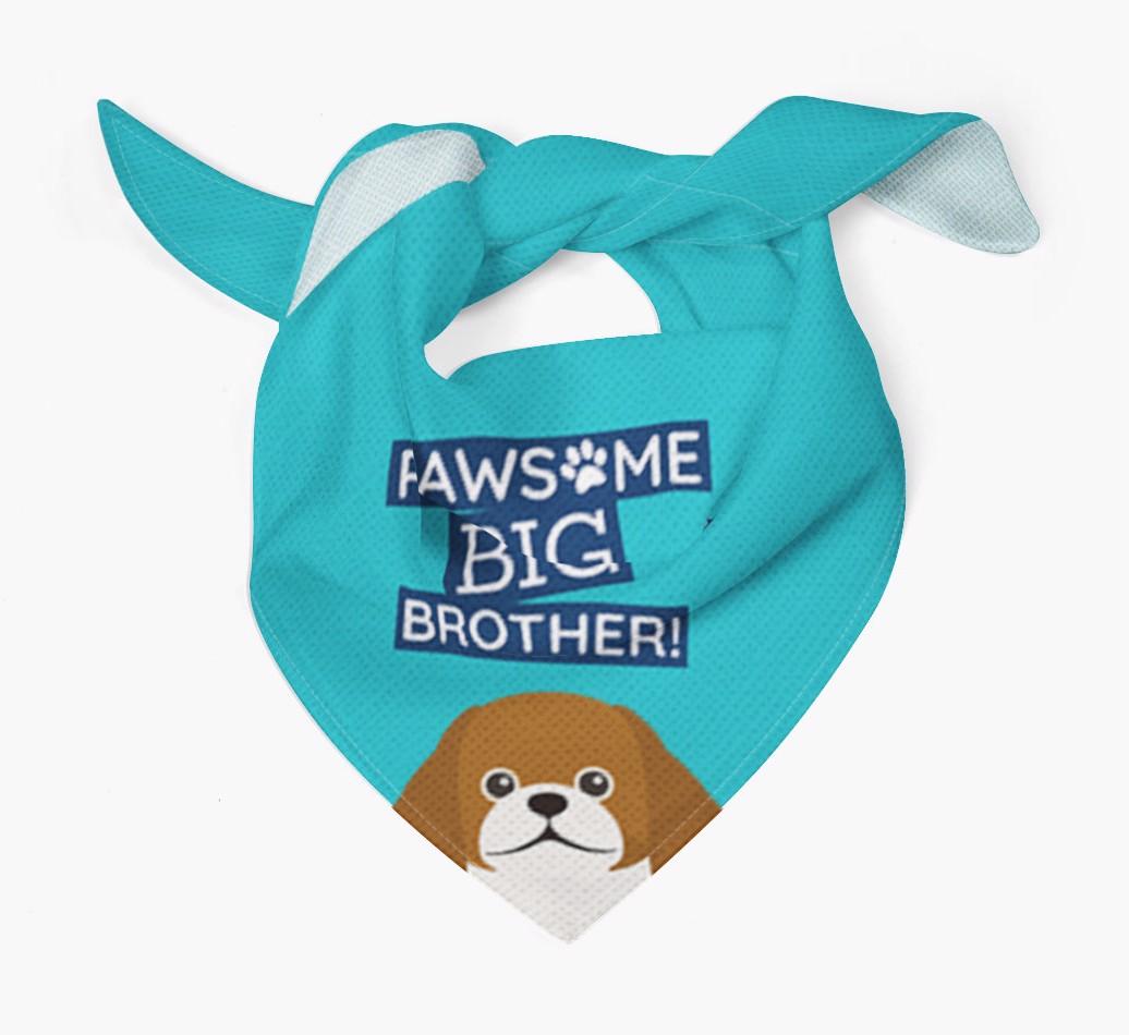 Pawsome Big Brother Bandana for your {breedFullName}