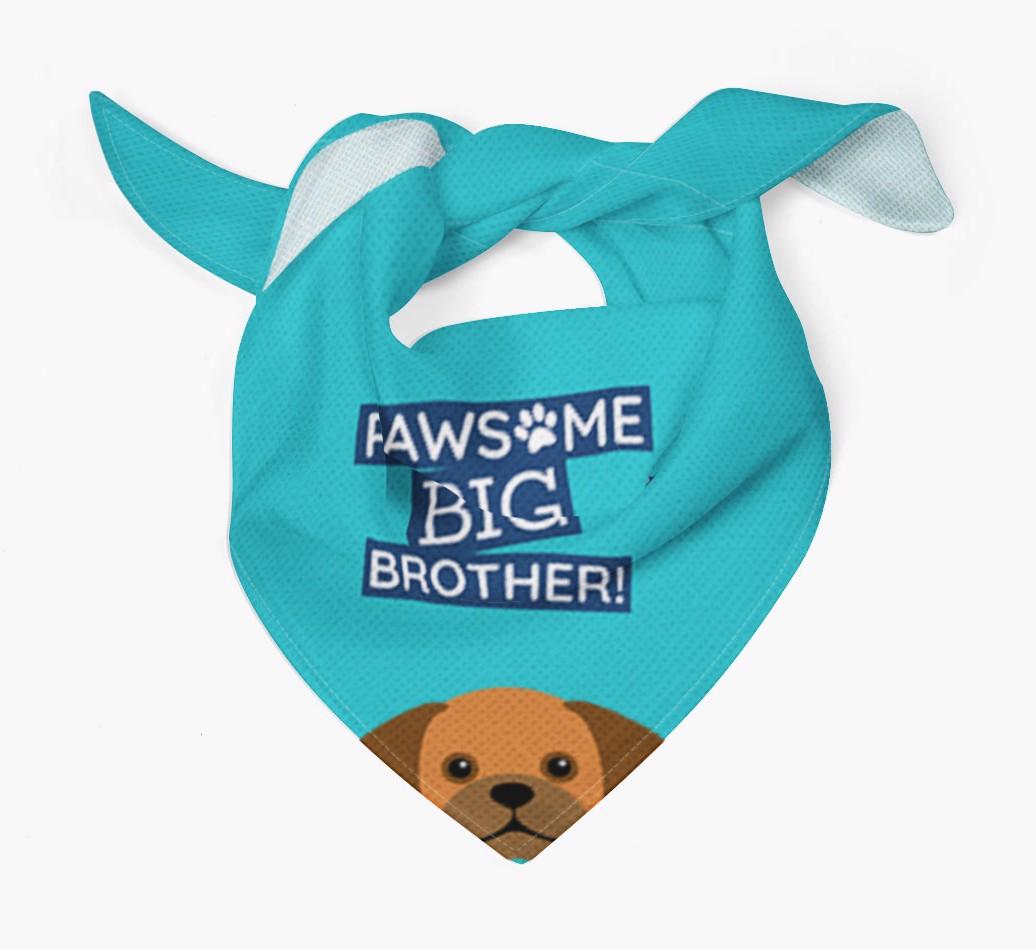 Pawsome Big Brother Bandana for your {breedFullName}