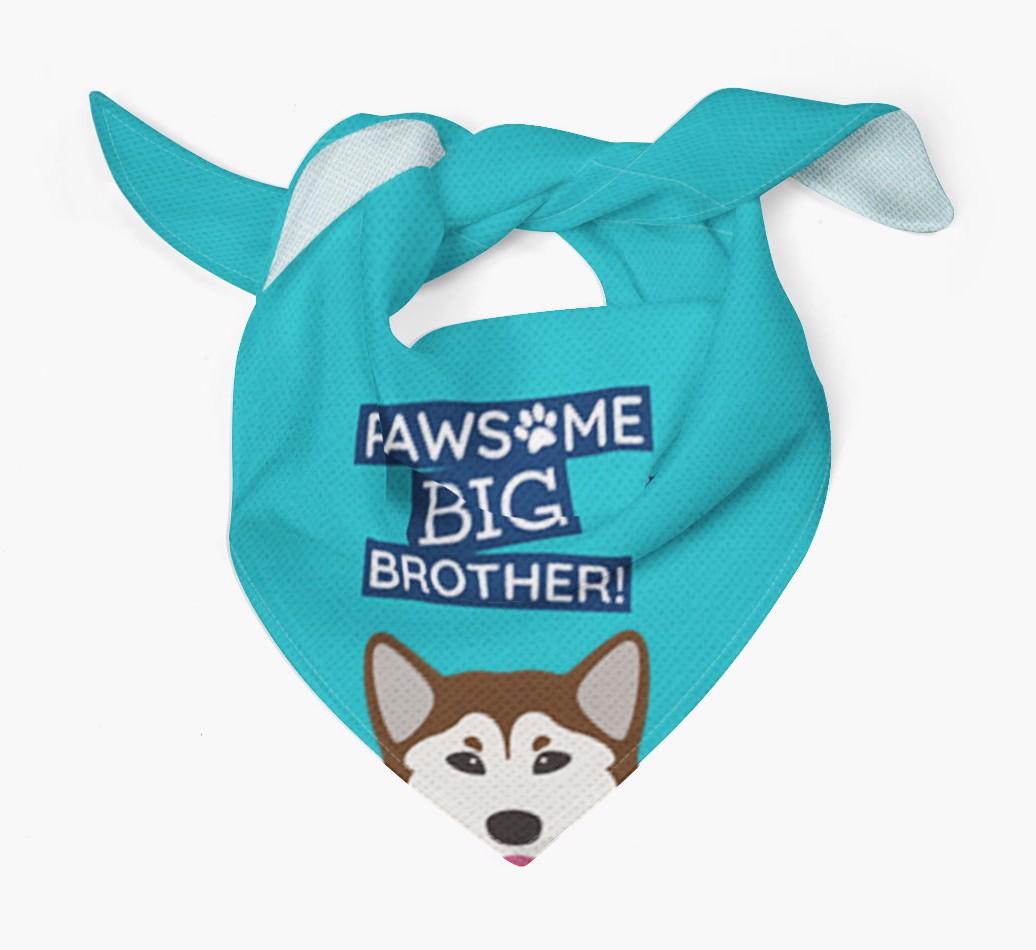 Pawsome Big Brother Bandana for your {breedFullName}