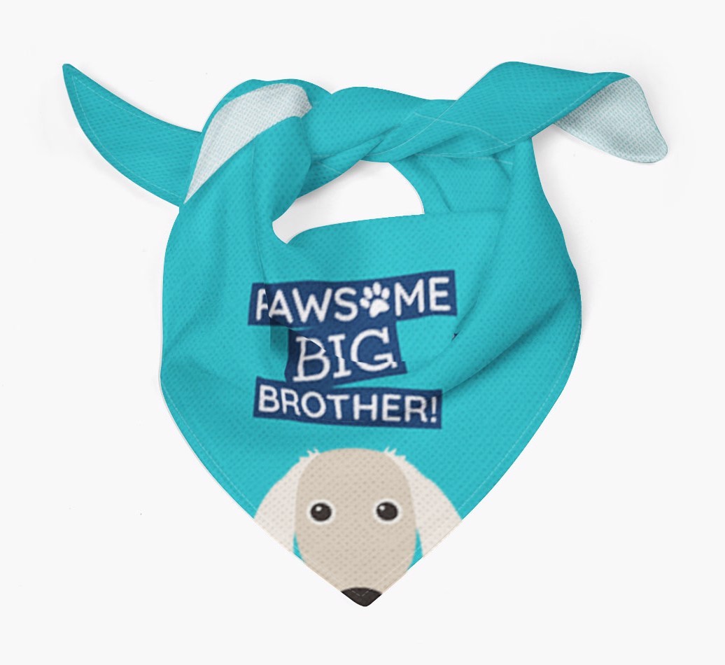 Pawsome Big Brother Bandana for your {breedFullName}