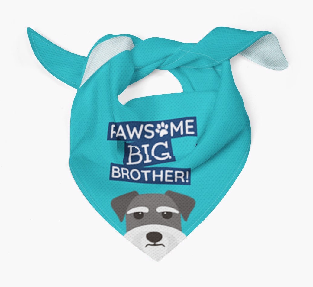 Pawsome Big Brother Bandana for your {breedFullName}