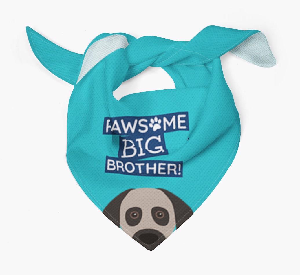 Pawsome Big Brother Bandana for your {breedFullName}