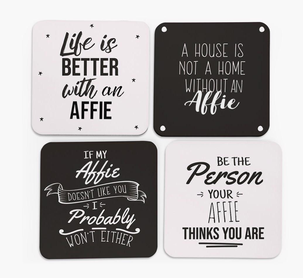{breedFullName} Quote Coasters - Set of 4
