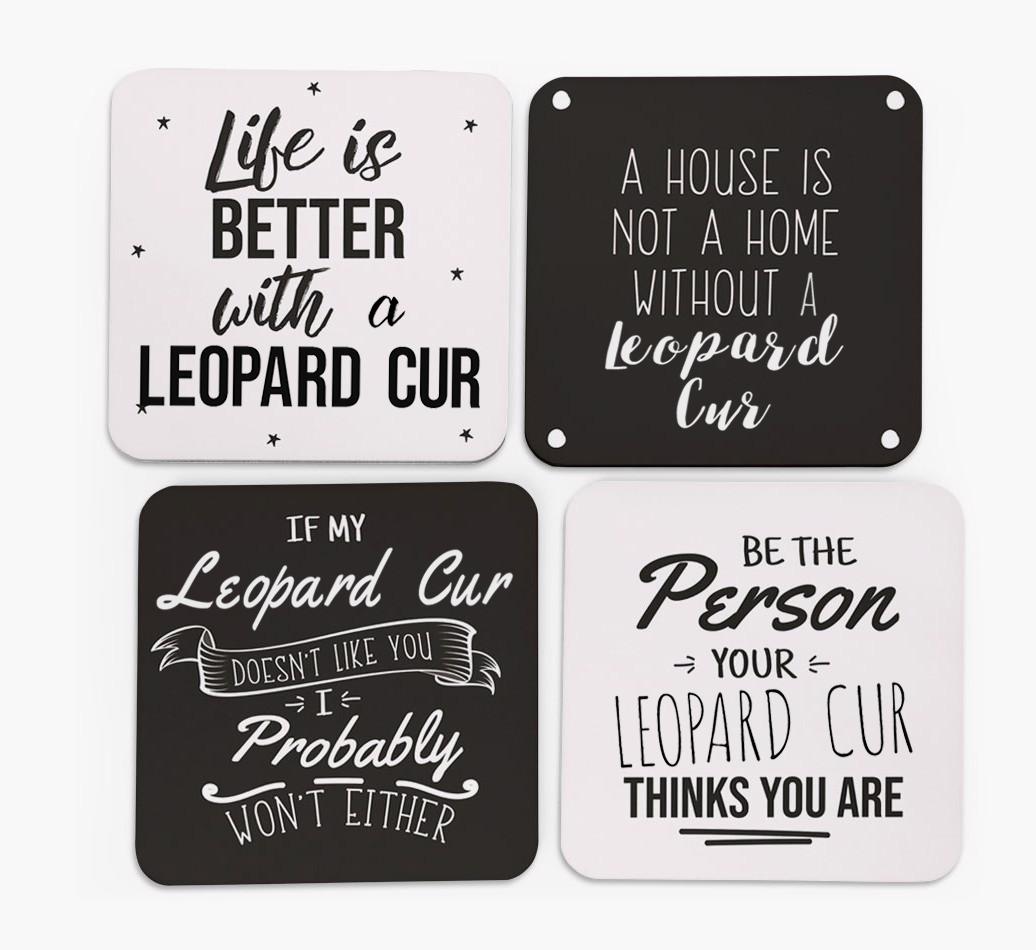 {breedFullName} Quote Coasters - Set of 4