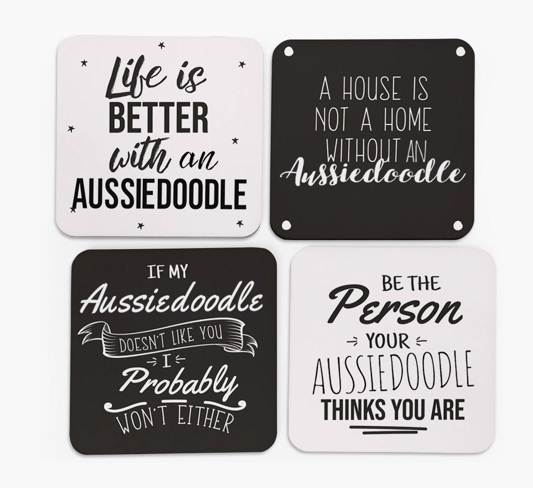 {breedFullName} Quote Coasters - Set of 4