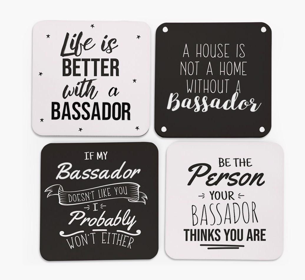 {breedFullName} Quote Coasters - Set of 4