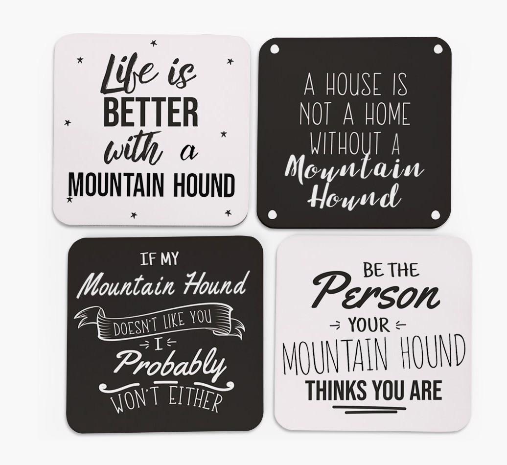 {breedFullName} Quote Coasters - Set of 4