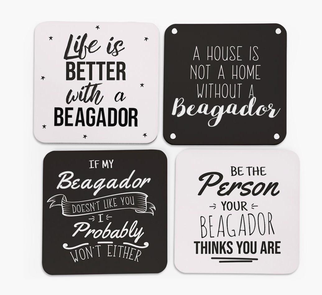 {breedFullName} Quote Coasters - Set of 4