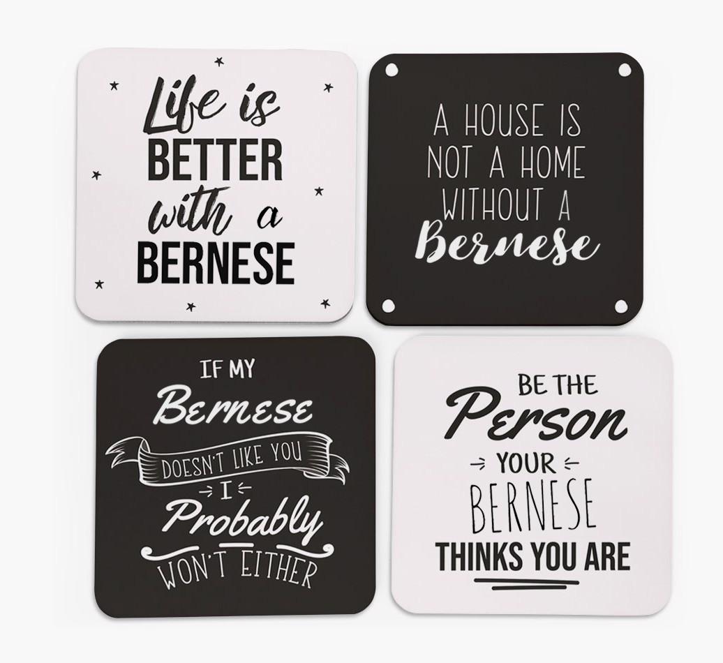 {breedFullName} Quote Coasters - Set of 4