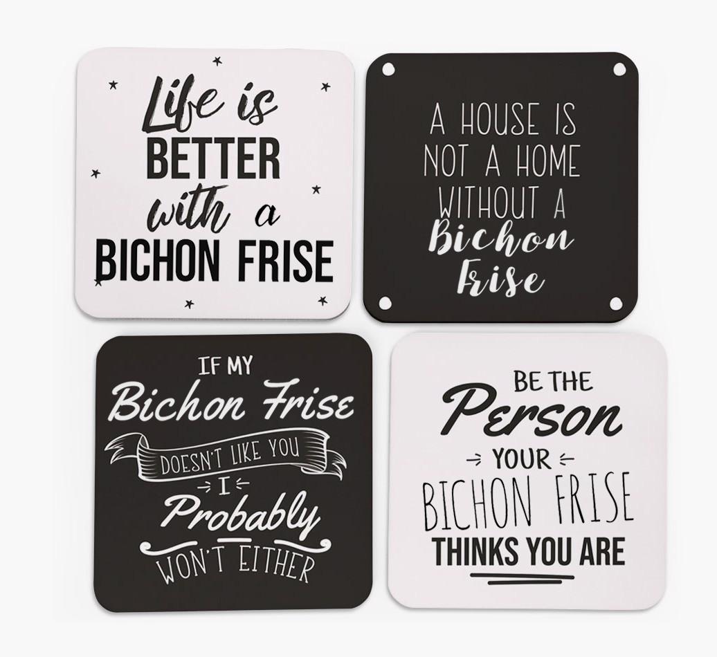 {breedFullName} Quote Coasters - Set of 4
