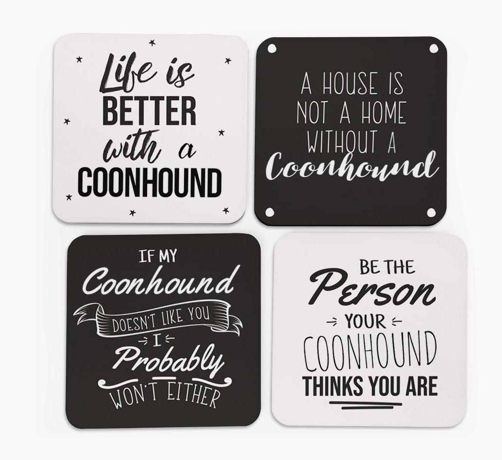 {breedFullName} Quote Coasters - Set of 4