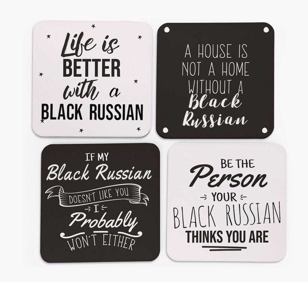 {breedFullName} Quote Coasters - Set of 4