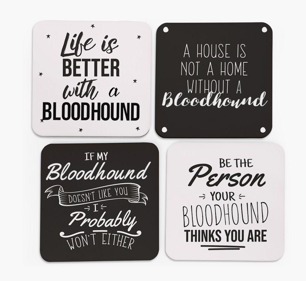 {breedFullName} Quote Coasters - Set of 4