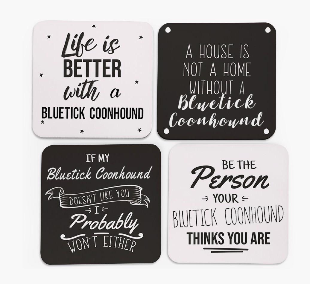 {breedFullName} Quote Coasters - Set of 4