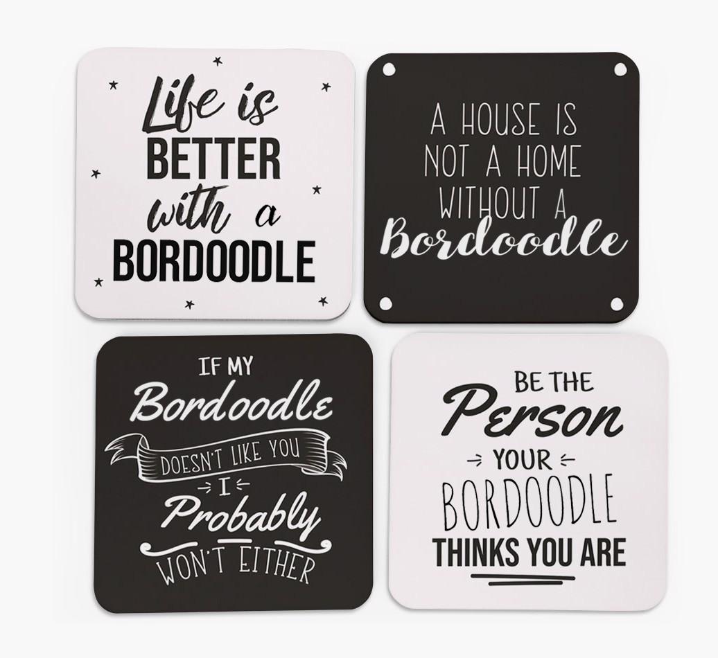 {breedFullName} Quote Coasters - Set of 4
