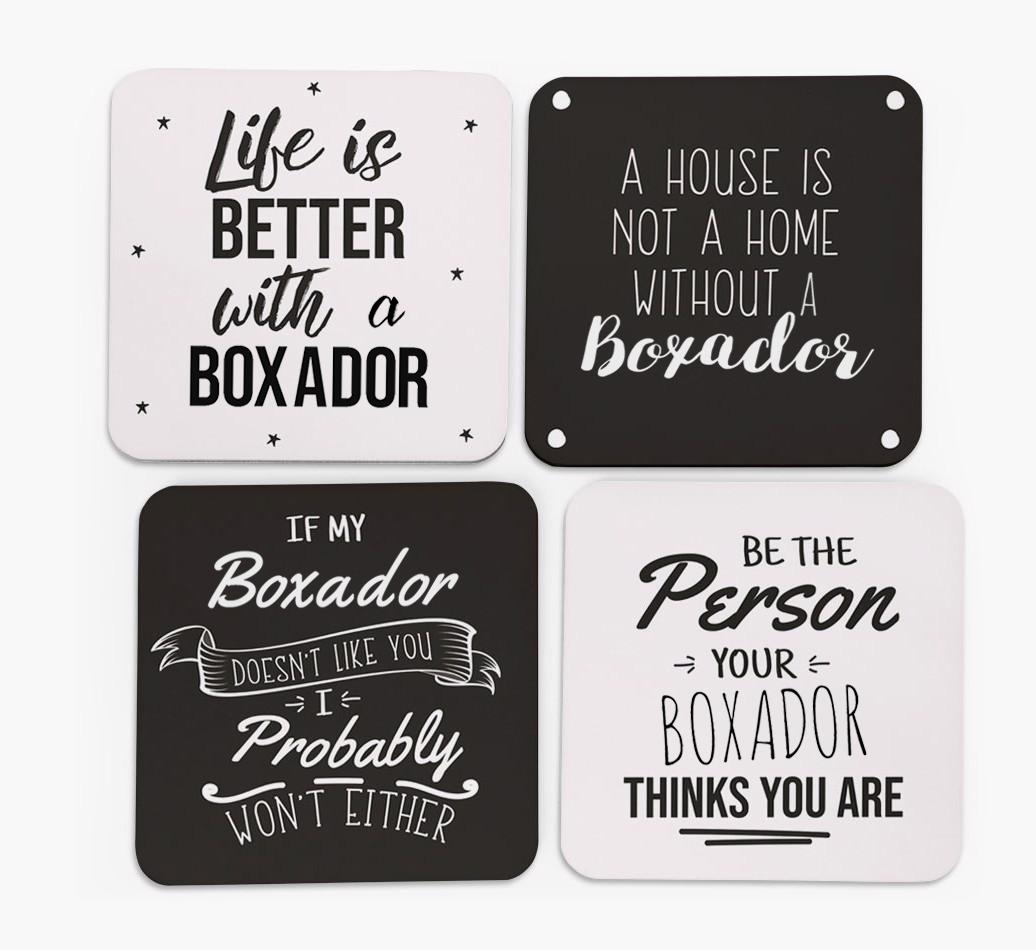 {breedFullName} Quote Coasters - Set of 4