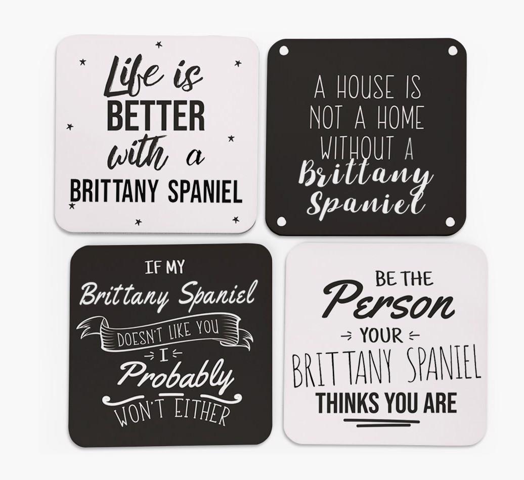 {breedFullName} Quote Coasters - Set of 4
