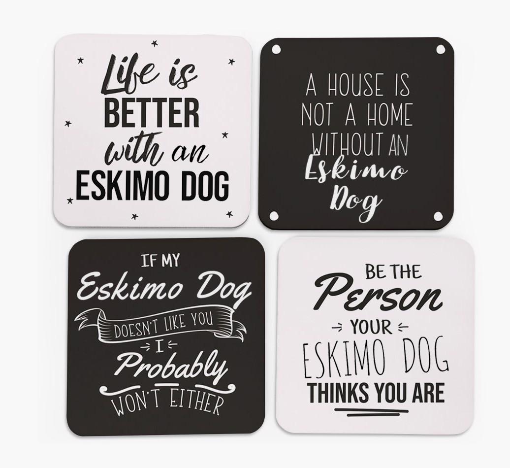 {breedFullName} Quote Coasters - Set of 4